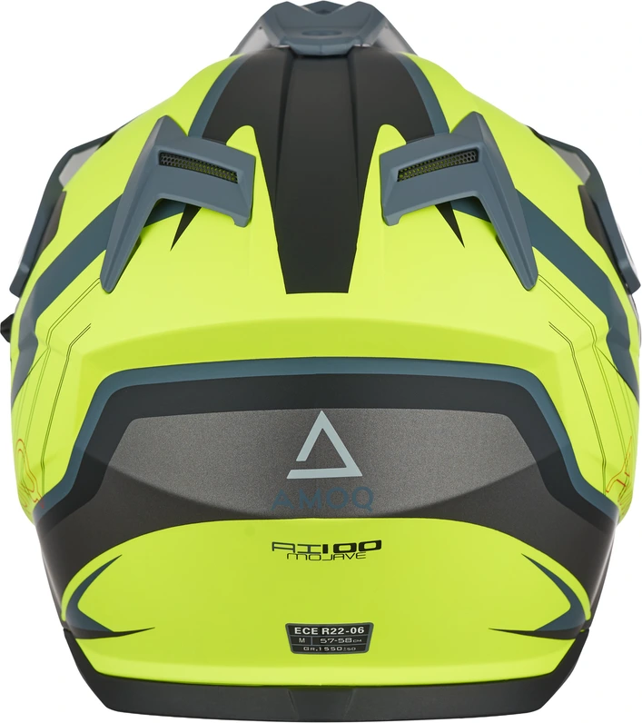 AMOQ Helmet AI100 Mojave grey/yellow, XS