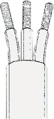 three-pole cable Ø mm 2.5 (reel 50 m)