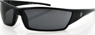 ZANheadgear Utah Sunglass Gloss Black Frame Smoked Lens