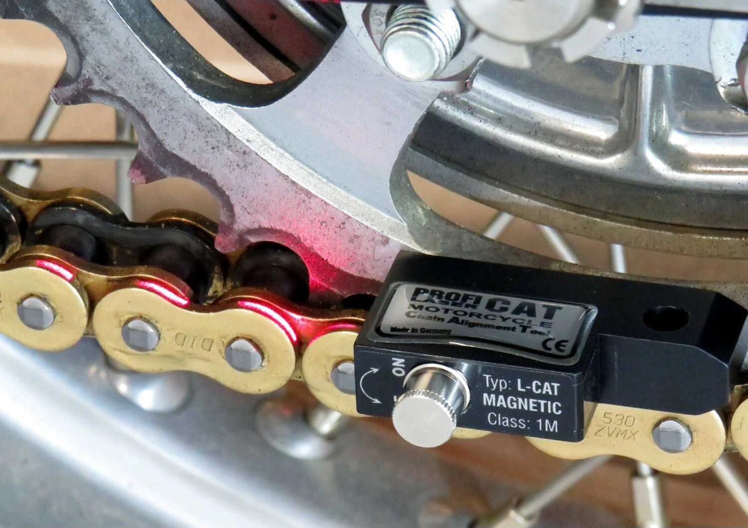 Line Laser Grandinės Išlyginimo Įrankis Magnetinis 12mm