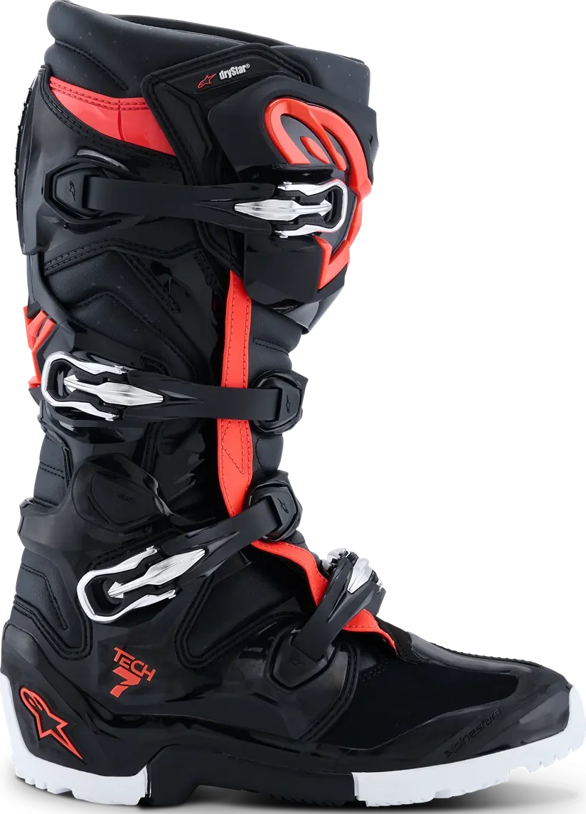 BOOT T7 END DS BLACK/RED/WH 7