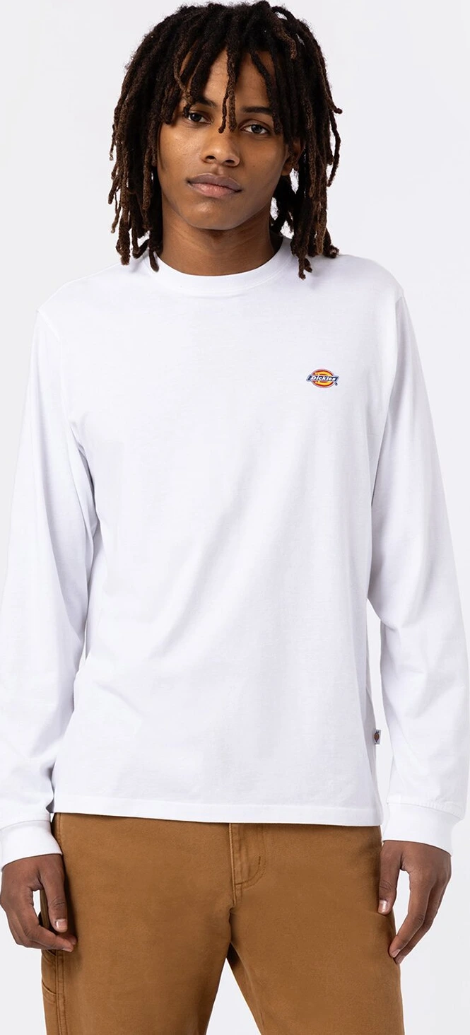 Dickies Mapleton longsleeve, White, S