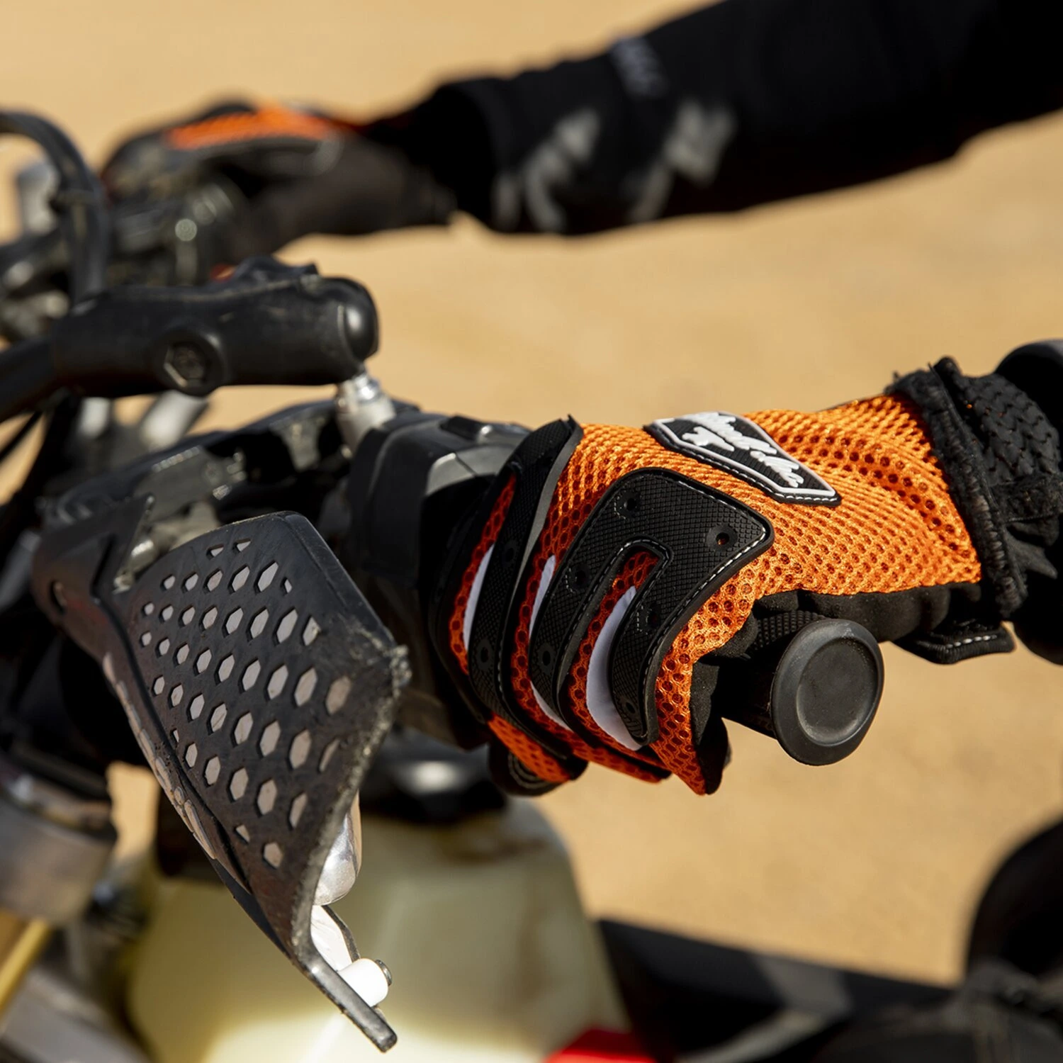 Biltwell Anza gloves, orange, Black, M
