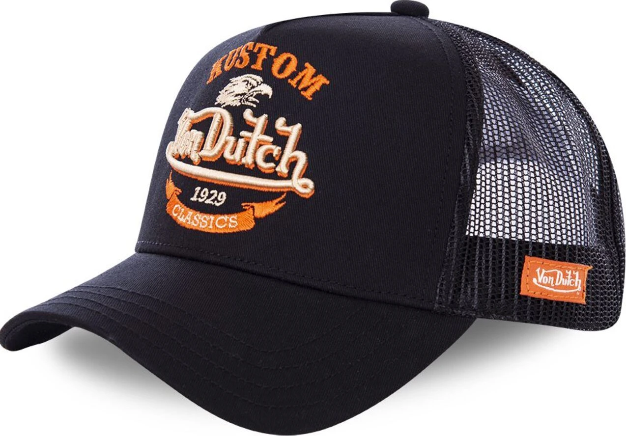 Von Dutch Trucker cap, eagle Black, Black