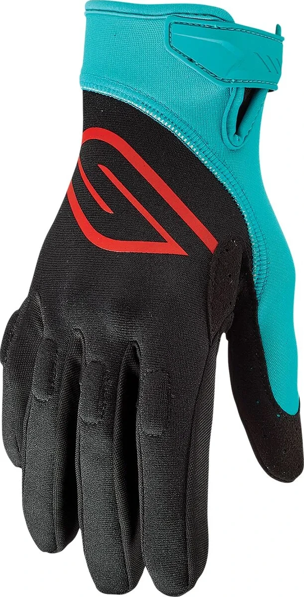 GLOVE CIRCUIT BK/AQ SM