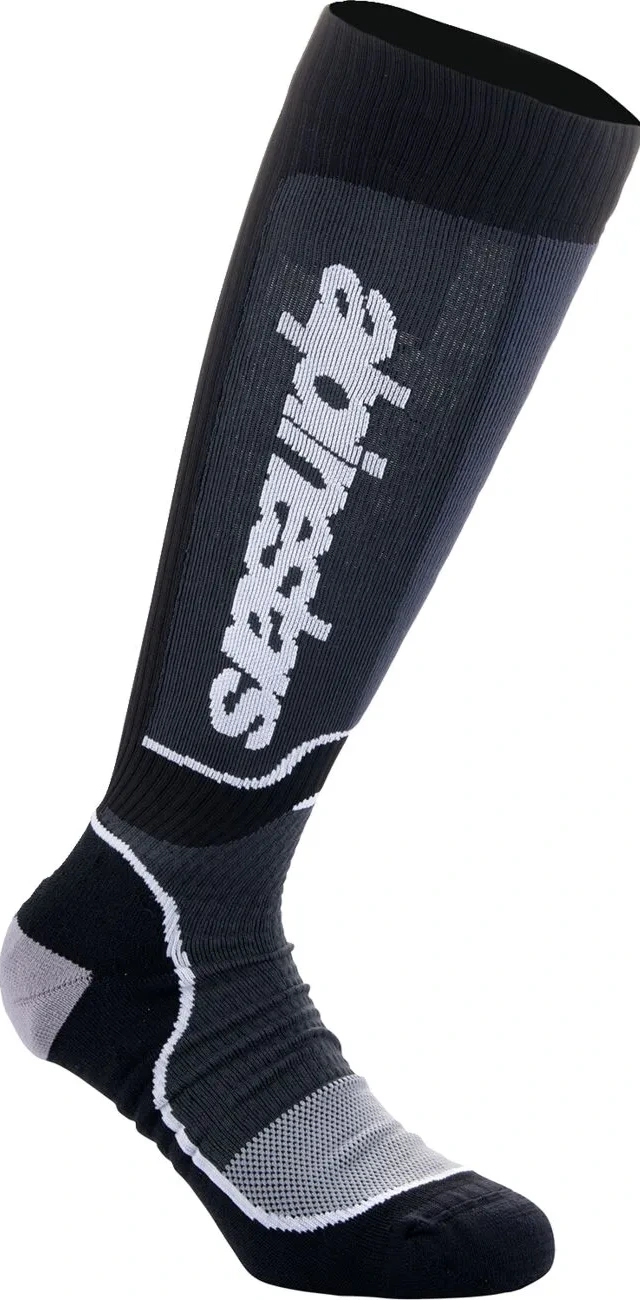 SOCK MX PLUS BLACK/WHITE M