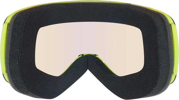 AMOQ MX Goggles Vision Magnetic Red-HiVis - Gold Mirror