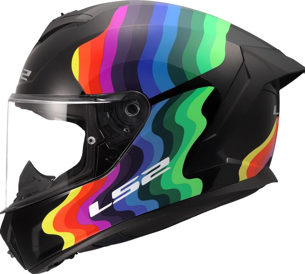 LS2 FF820 RAPID III FLOW Helmet - Black Multi, 3XL