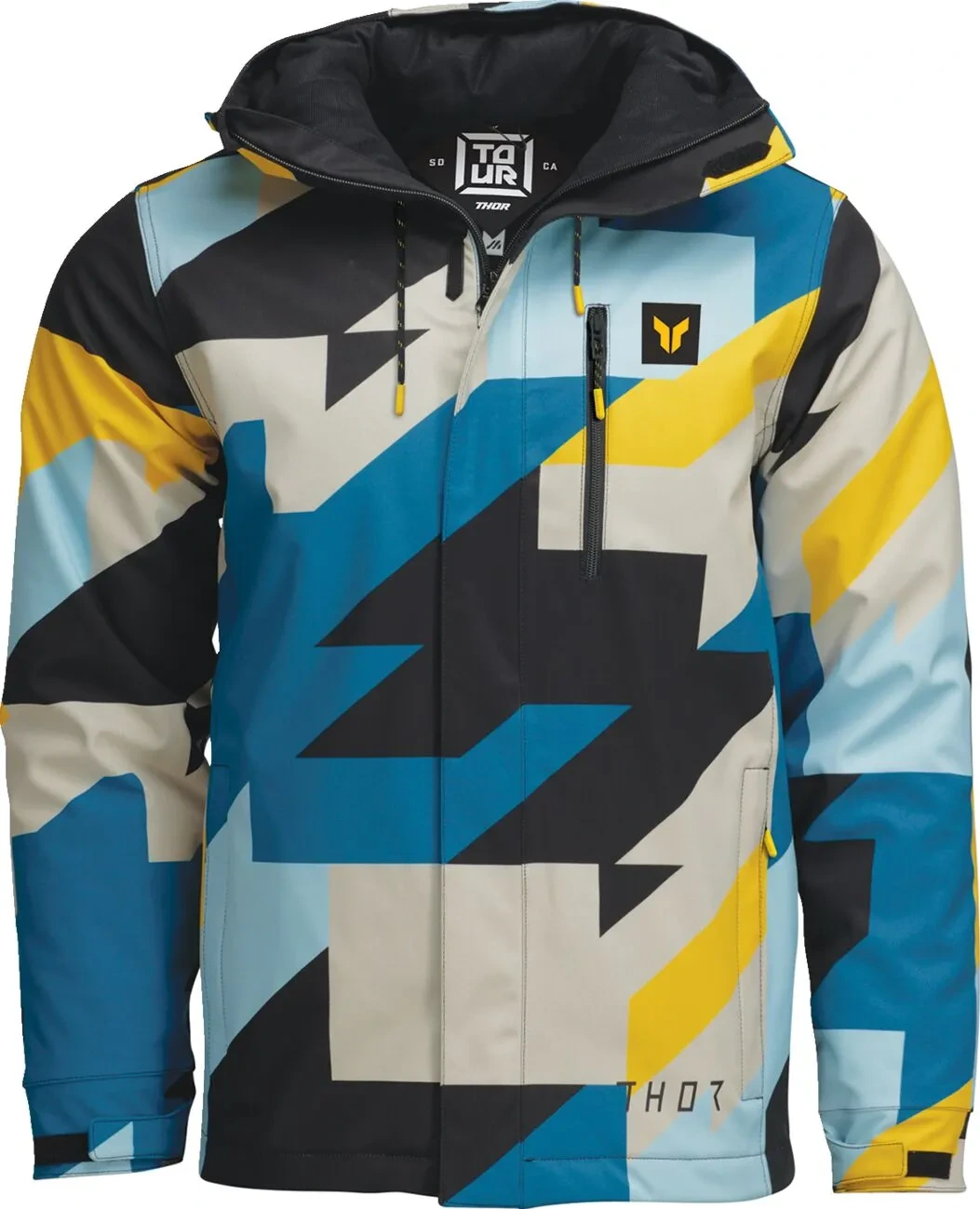 JACKET TOUR BRAVE BL/YL SM