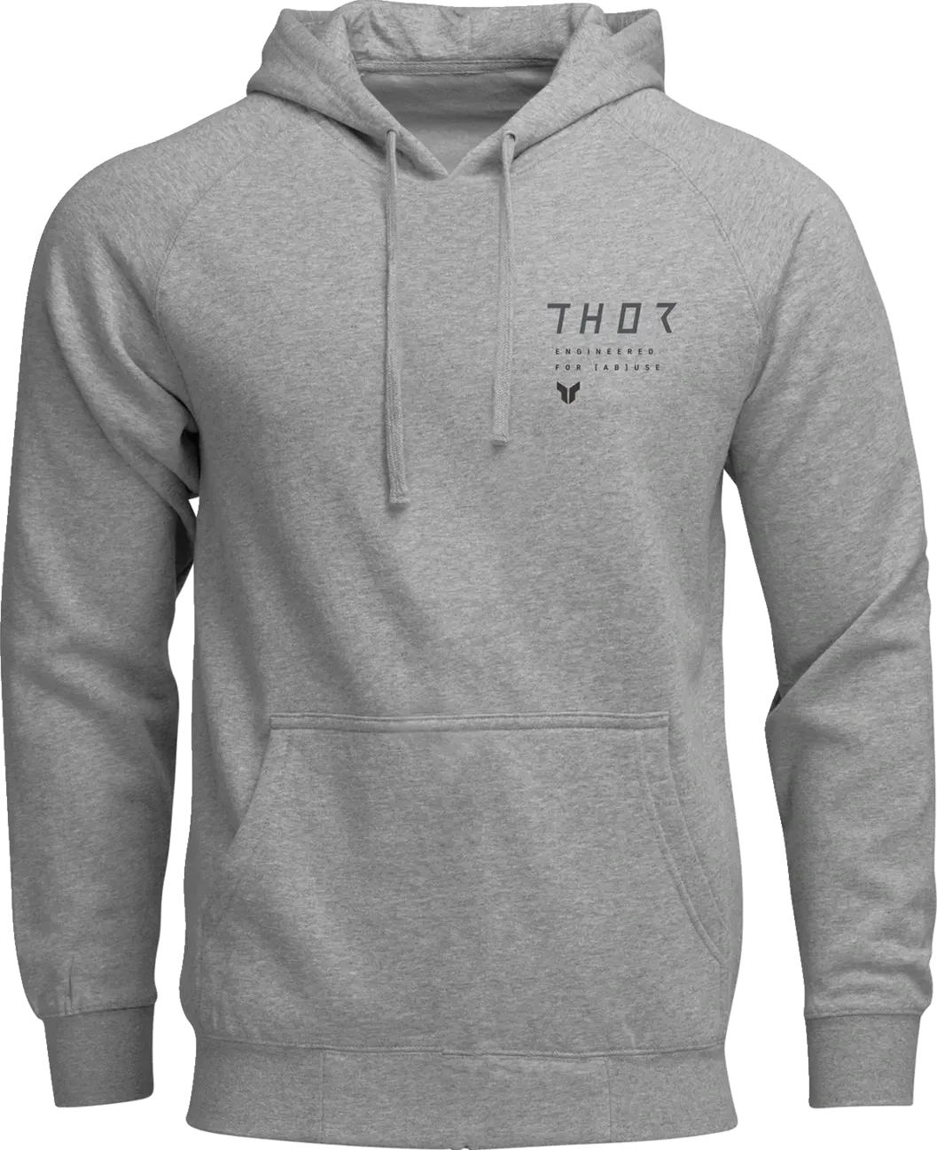 PULLOVER STAMP HTR GY SM