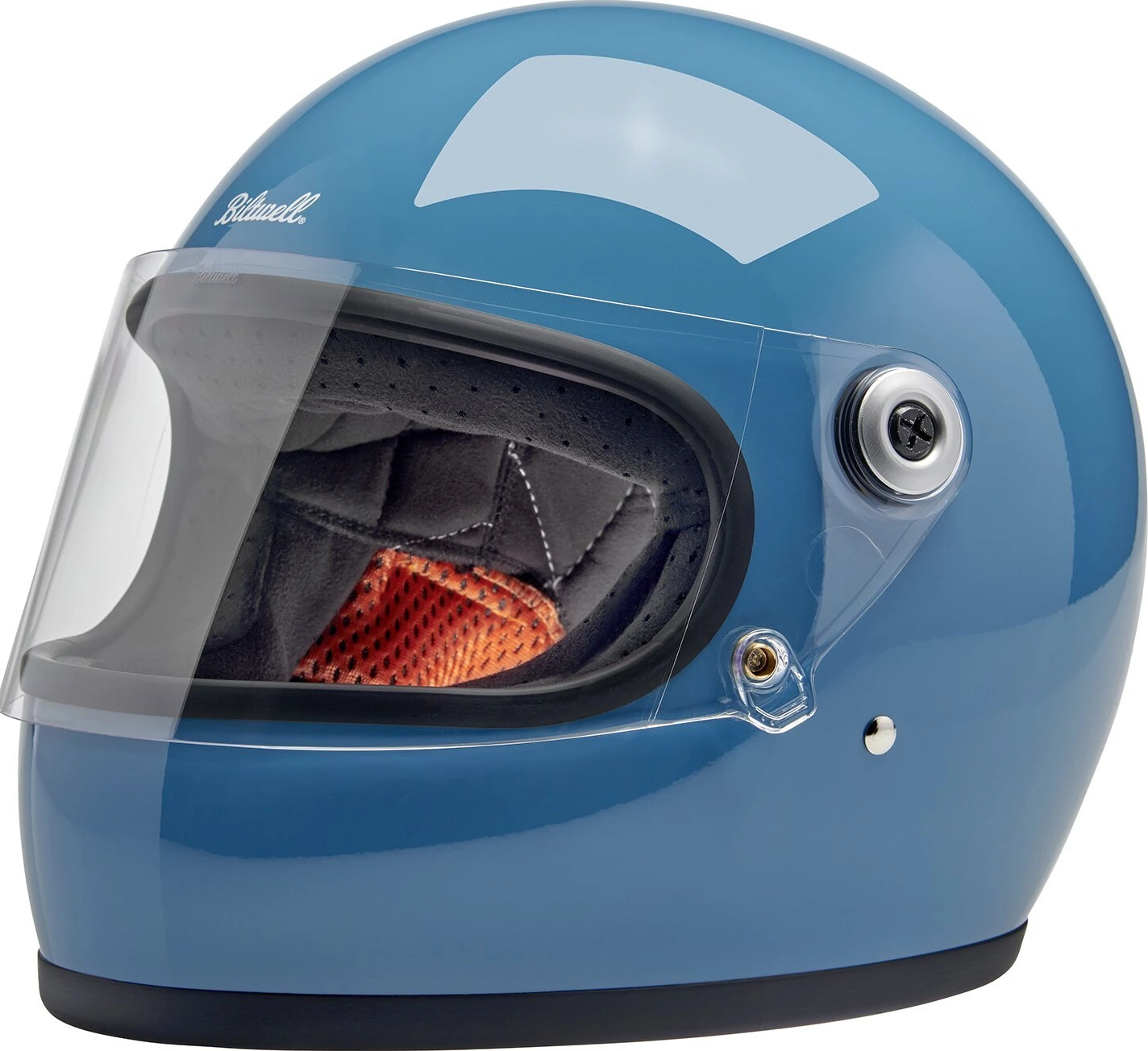 Biltwell Gringo S helmet dove, Blue, XS, Gloss