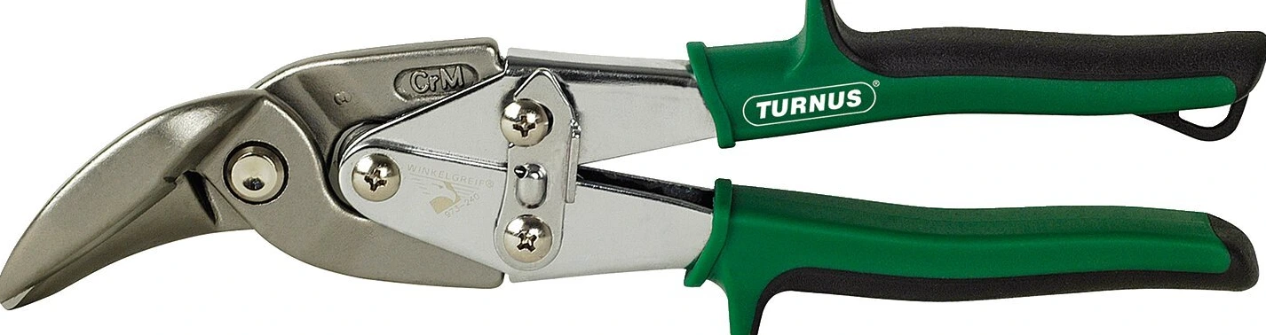 Kukko, 'Ideal' tin snips, Green, 240 mm