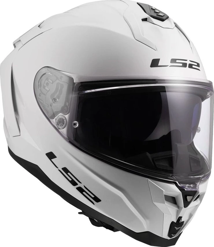 LS2 FF817 CHALLENGER II SOLID Helmet - Gloss White, S