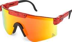 AMOQ Comet Sunglasses Red Splash - Red Mirror