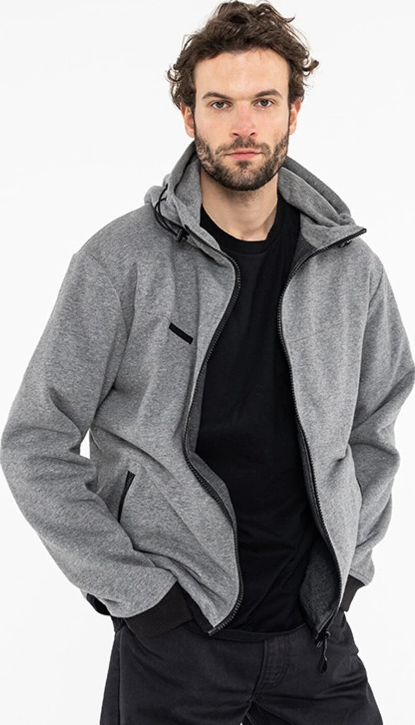 John Doe XTM hoodie V3, gray melange, 2XL