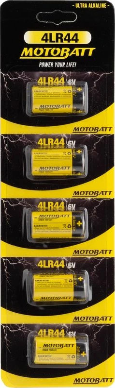 Motobatt 4LR44 6V щелочная батарея (5 шт.)