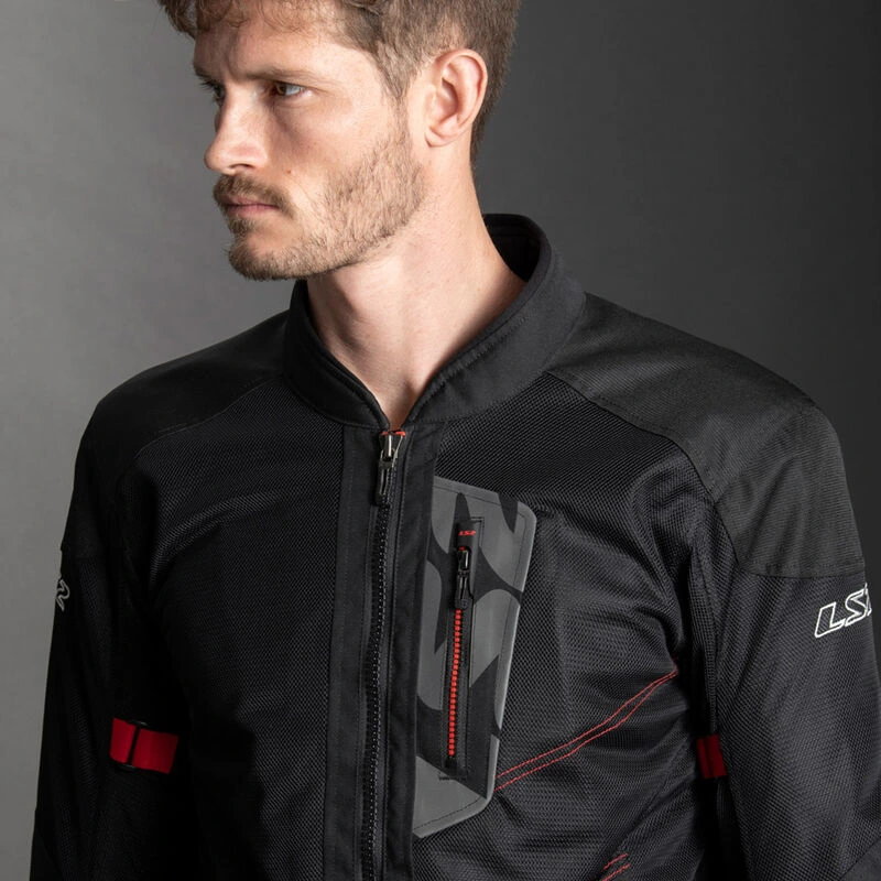 LS2 Alba Man Jacket - Black, 5XL