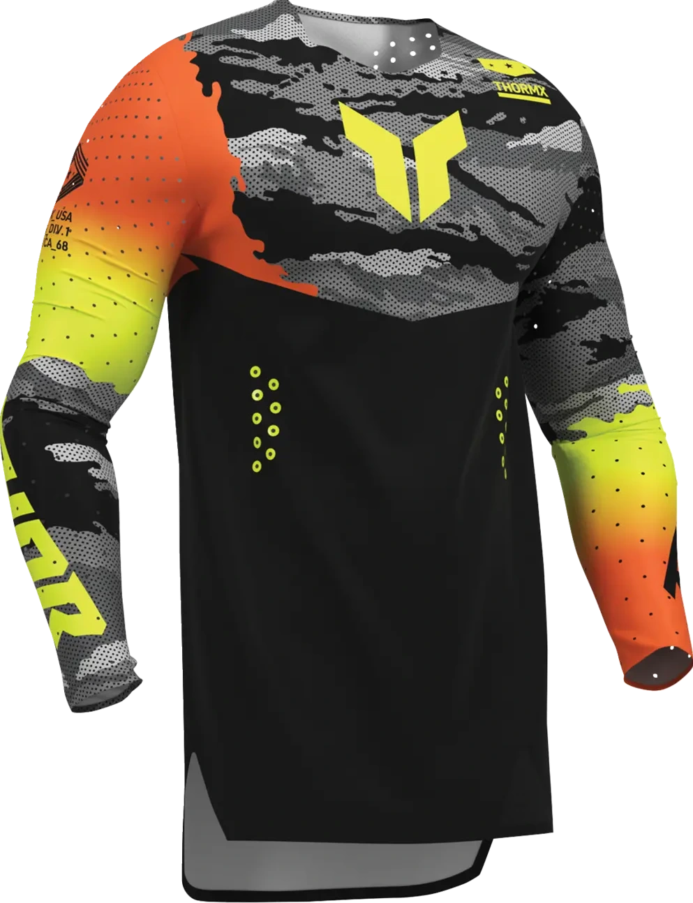 JERSEY SPORTMODE RECON BLACK/ACID LG