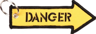 Danger keychain