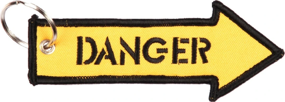 Danger keychain