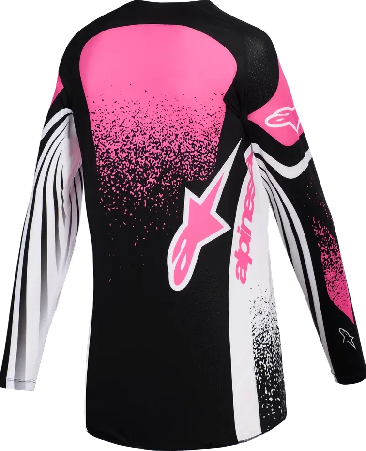 JERSEY 4W TECHSTAR NOMUR BLK/WH/FUCHSIA XS
