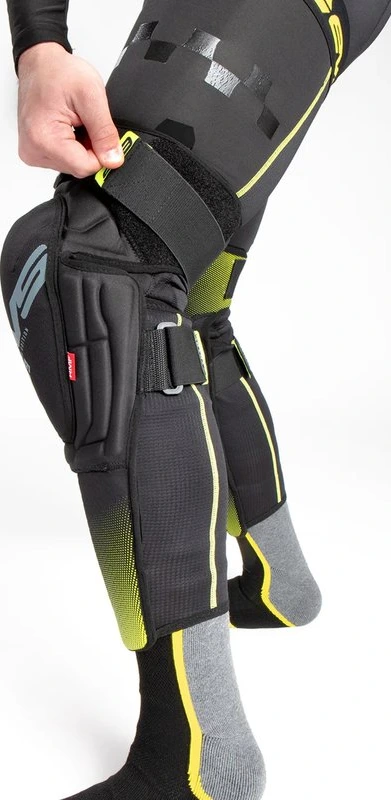 EVS TP199 Knee / Shin Guard Black/Hi Vis, S/M