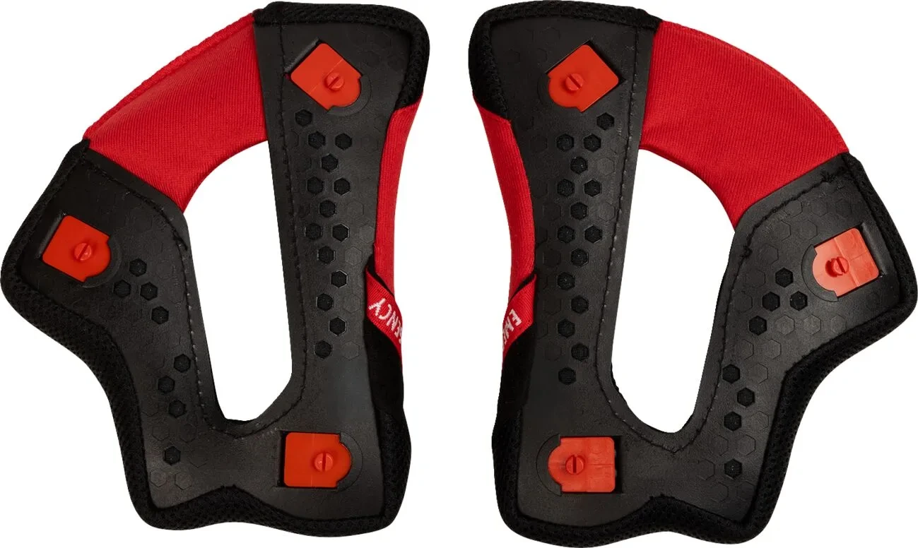 CHEEKPAD REFLEX SPORT RD/BK XS