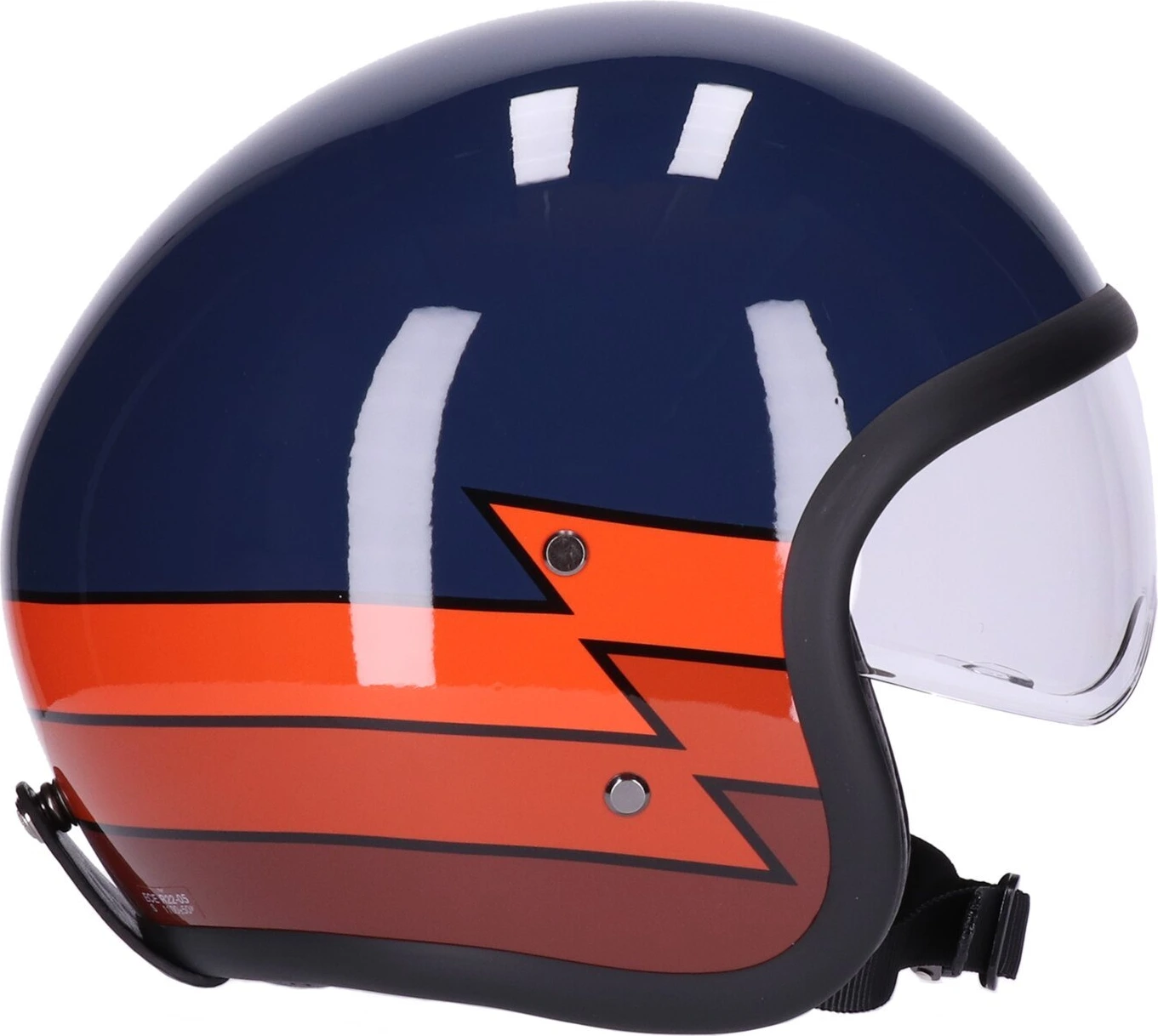 Roeg Sundown helmet Lightning gloss navy