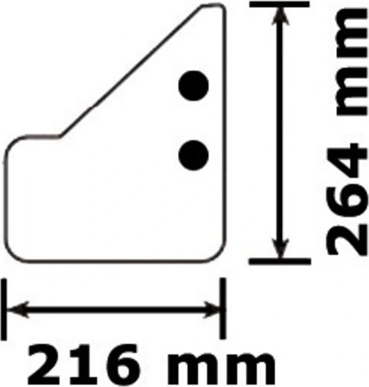 Hidrospārna stabilizators līdz 200 ZS
