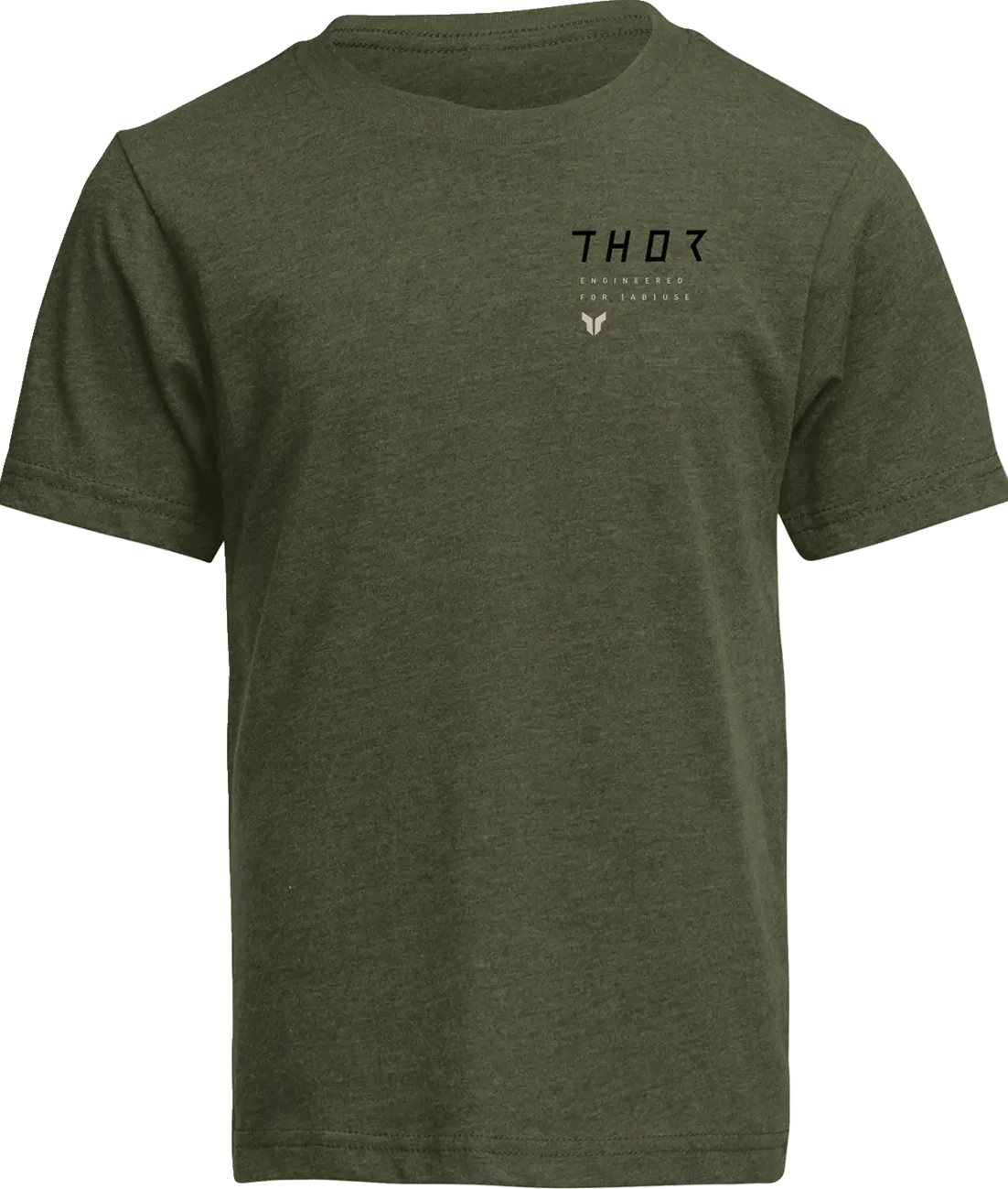 TEE YTH STAMP OLIVE XS