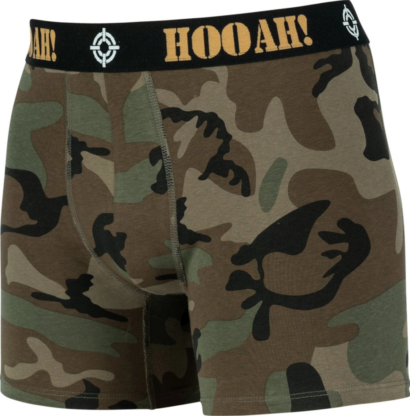 Army Surplus Woodland Hooah boxershort, Green, M