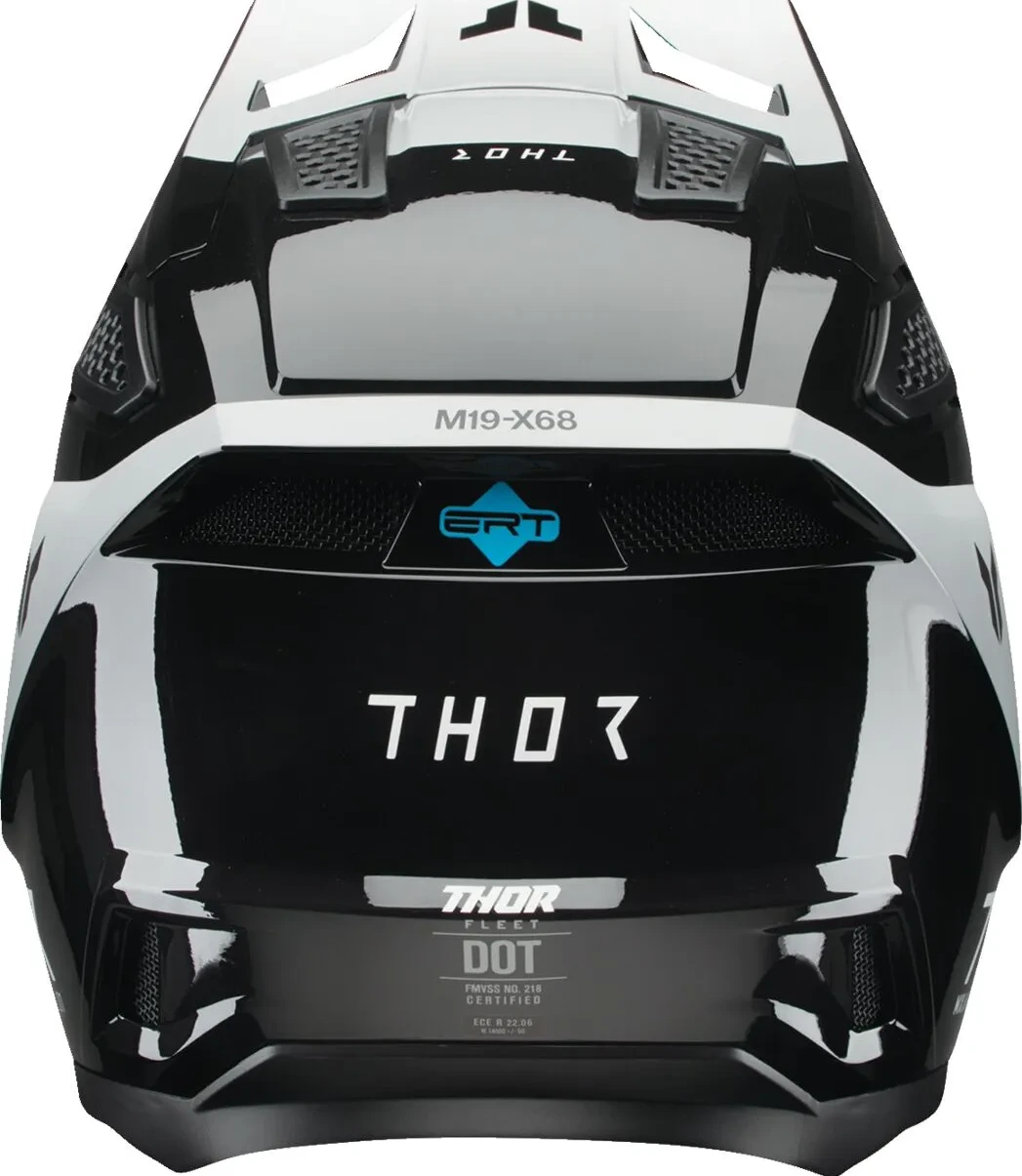 HELMET FLEET STORM BK/WH LG