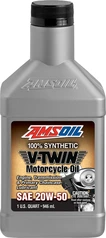 Amsoil 20W-50 Sintētiskā V-Twin Motociklu Eļļa