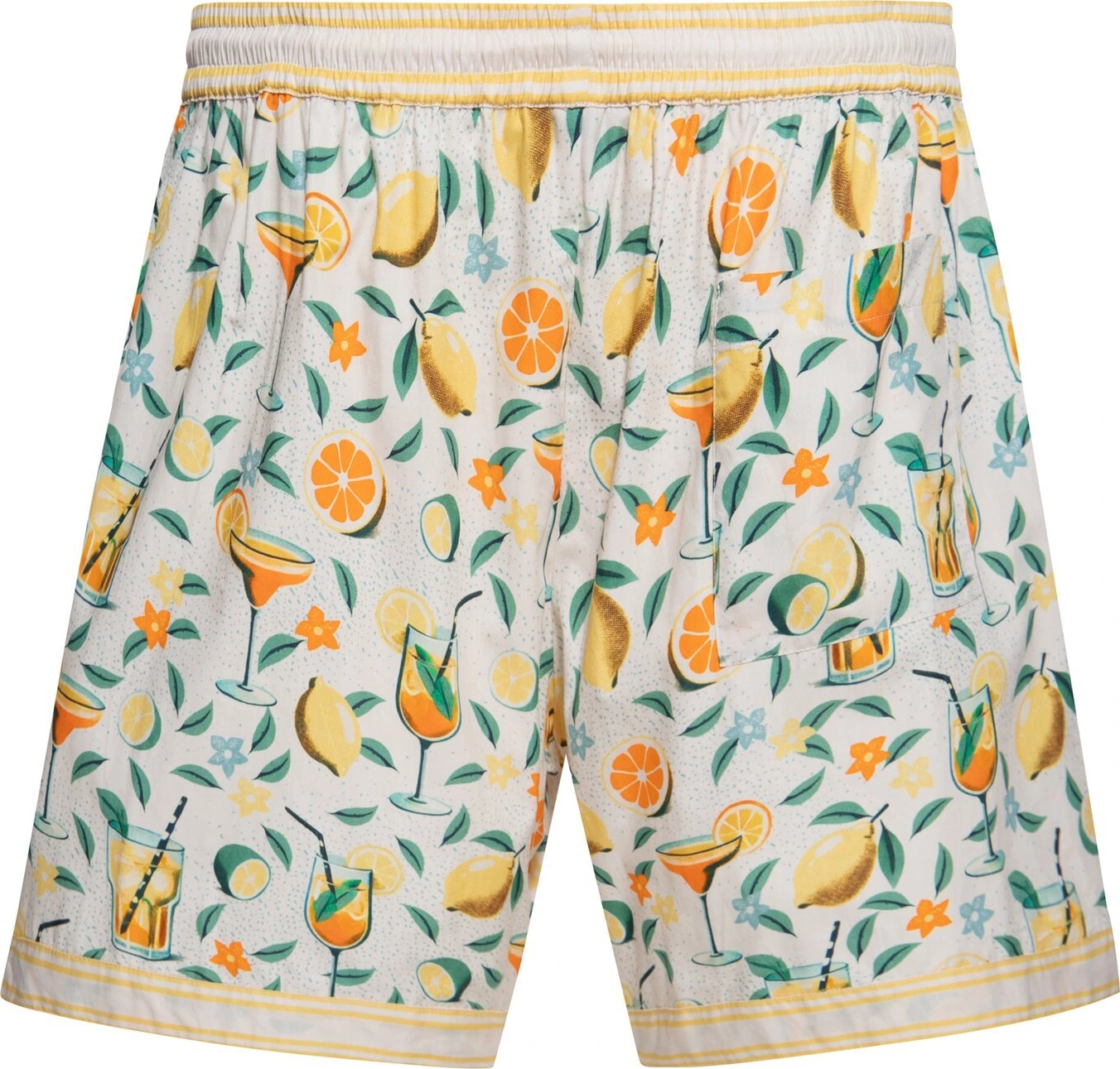 King Kerosin Citrus Cocktail short, creme Beige, 2XL
