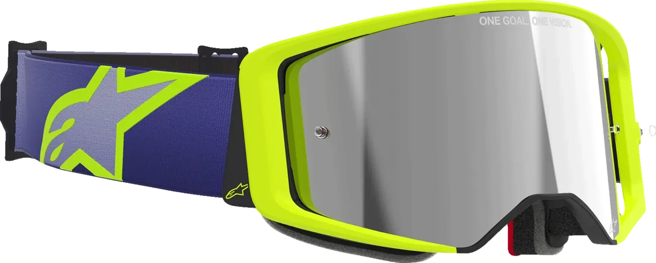 GOGGLE SUPERTECH CORP PURPLE/YL MIRROR-SIL