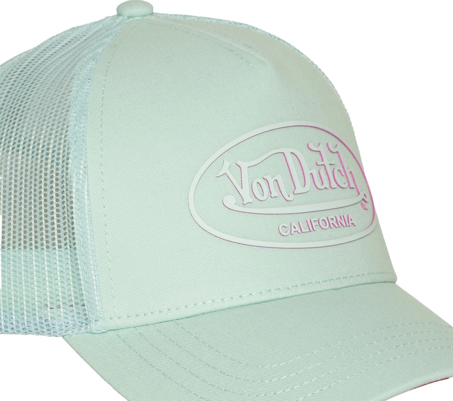 Von Dutch Baseball mesh cap, aqua Blue