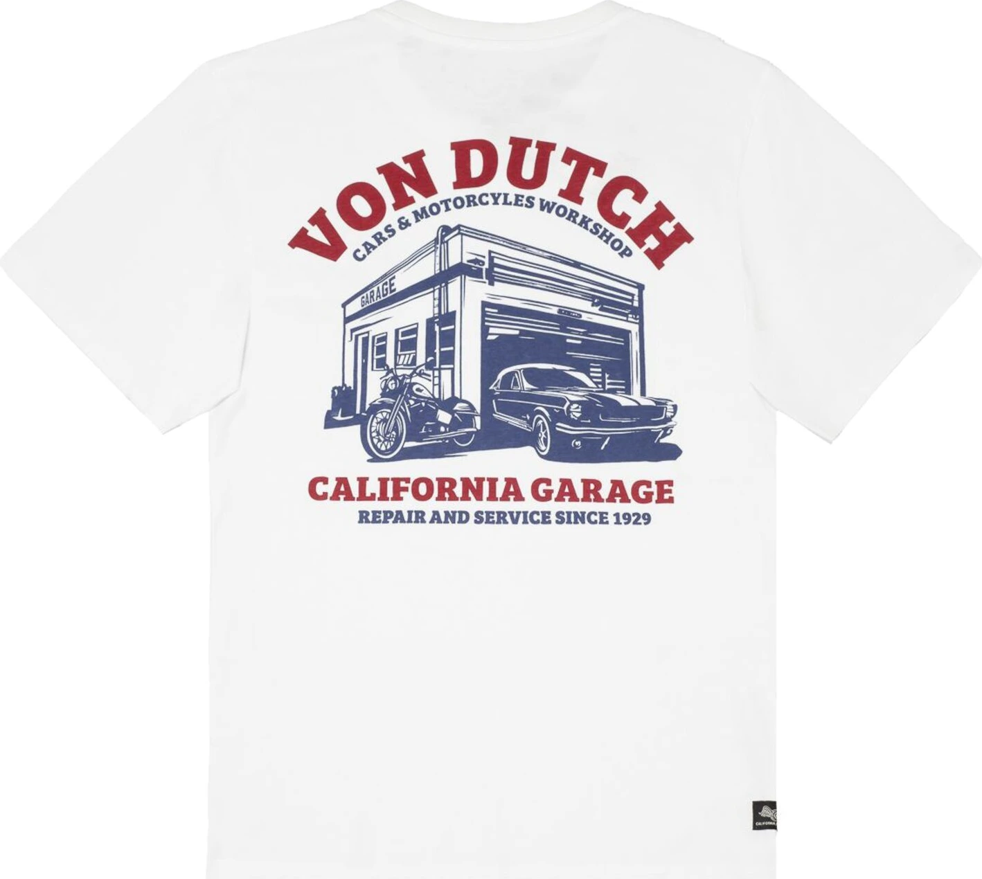 Von Dutch Repar t-shirt, White, S