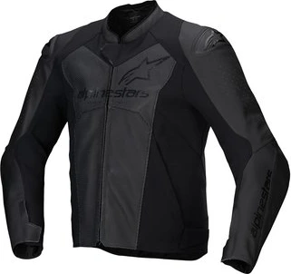 Alpinestars Leather Jacket Faster v3 Airflow Black/Black, 56