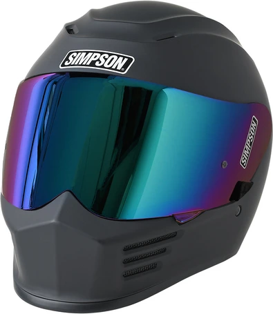 SIMPSON Helmet Speed 06 solid matt black, XXL