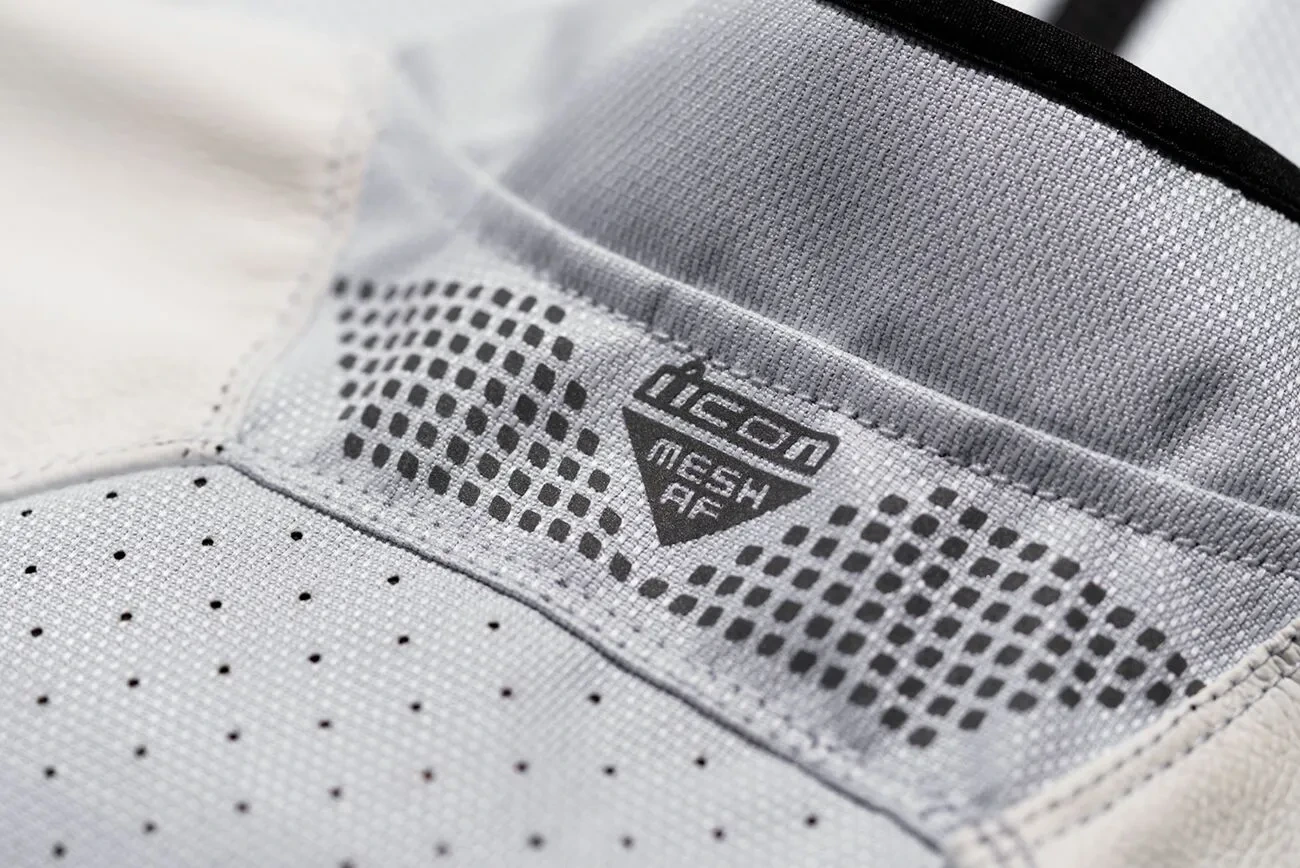 JACKET MESH AF LEATHER CE WHITE SM