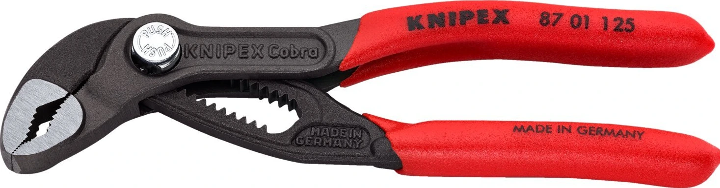 Knipex water pump pliers Cobra Kompact 125mm, Gray