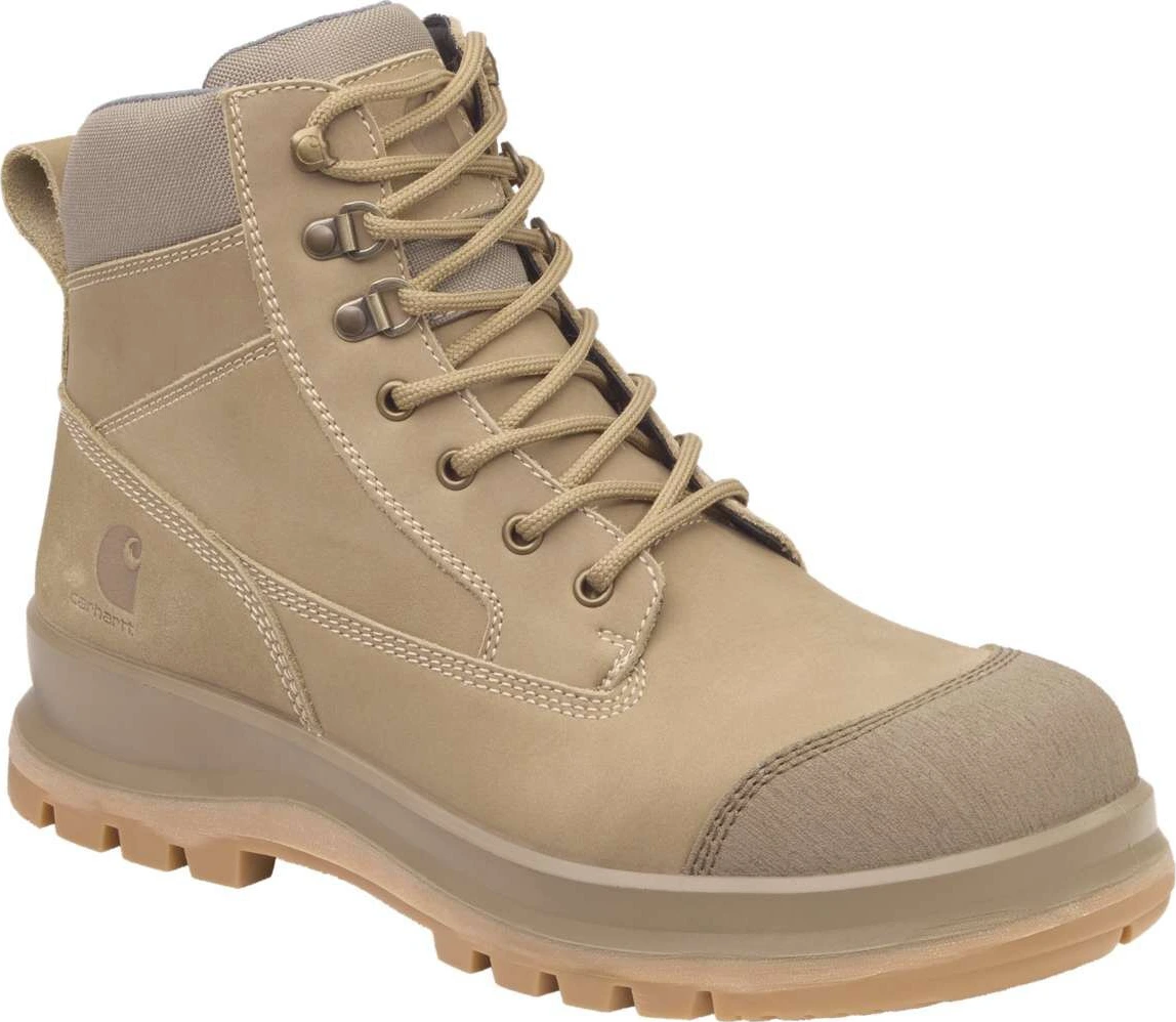 Carhartt Detroit 6" S3 Zip boot, dark Khaki, Khaki, 40