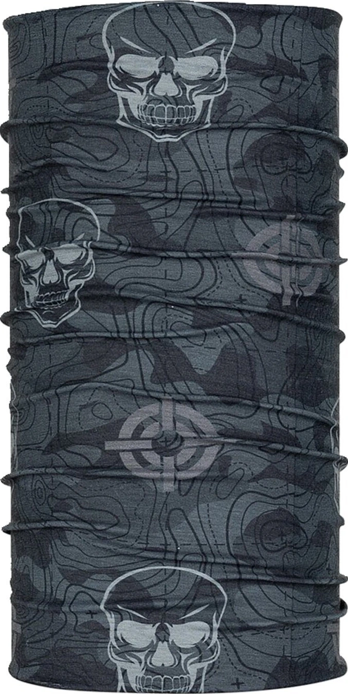 Army Surplus Wrap target Skull Coolmax tunnel, Multi-color, One size fits most