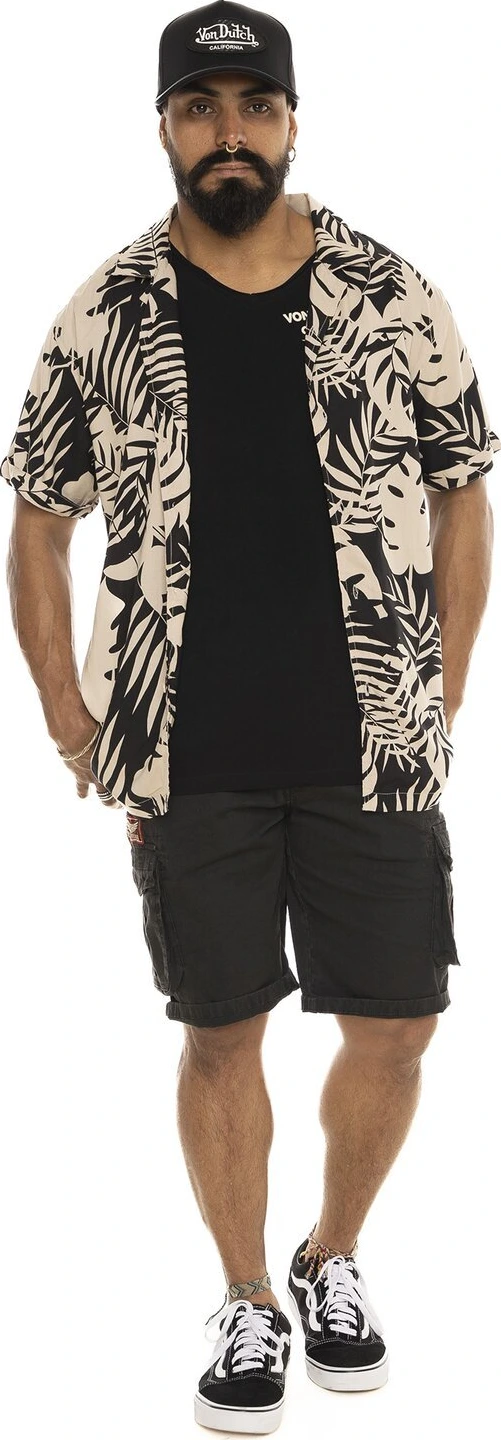 Von Dutch Palm shirt, Black, S