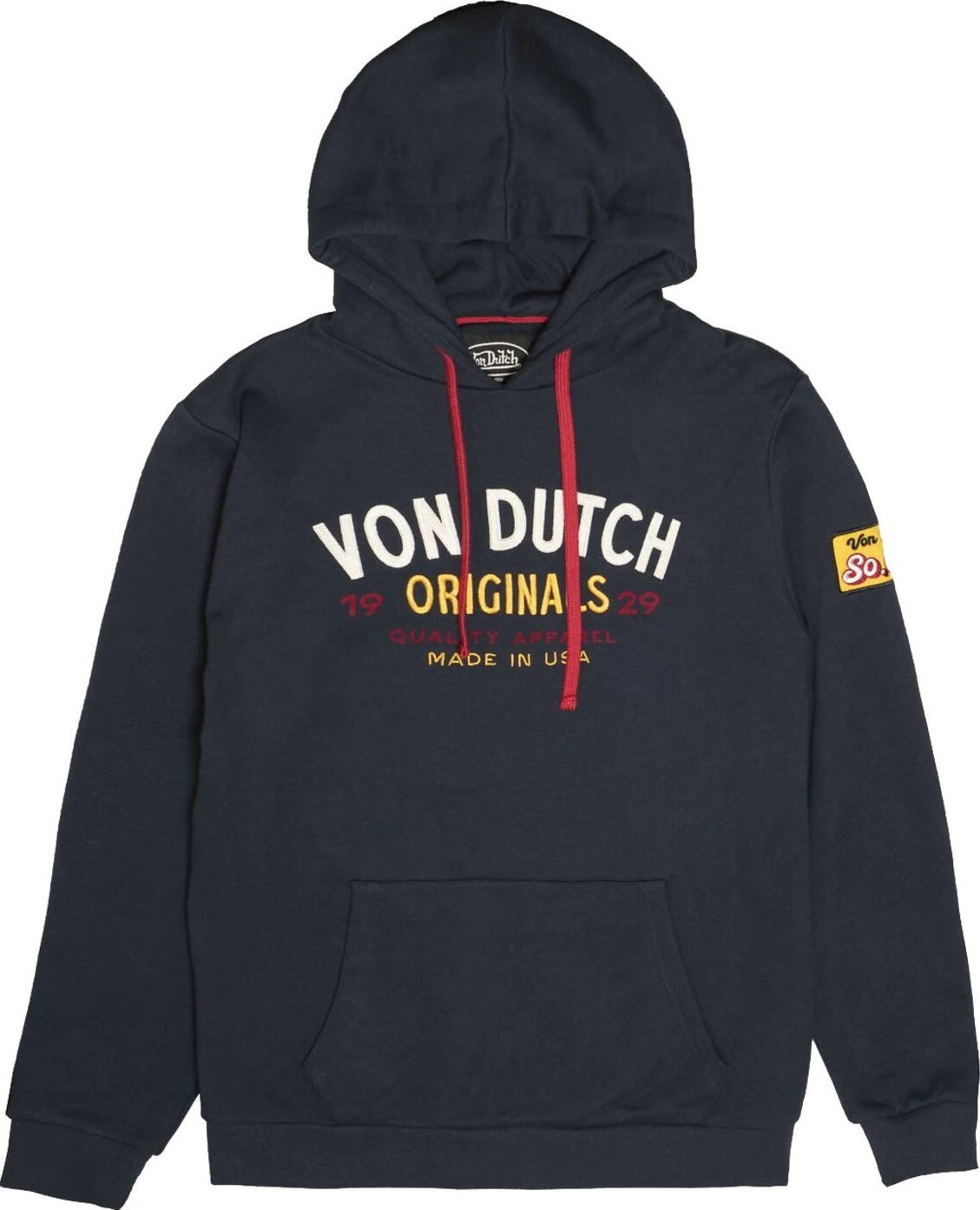Von Dutch Made hoodie, Black, 2XL