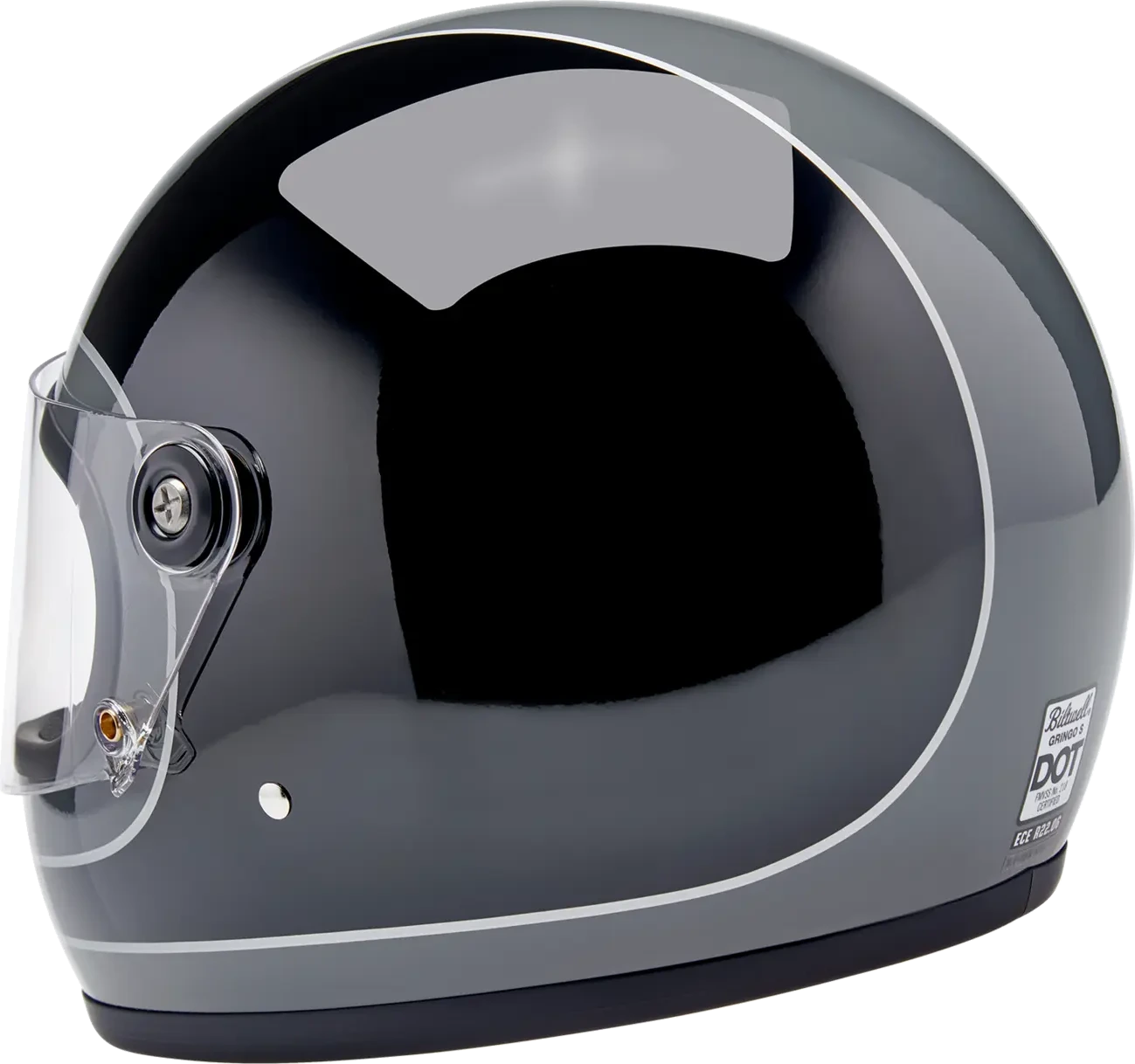HELMET GRINGO S GLOSS STORM GRAY/BLACK TRACKER SM