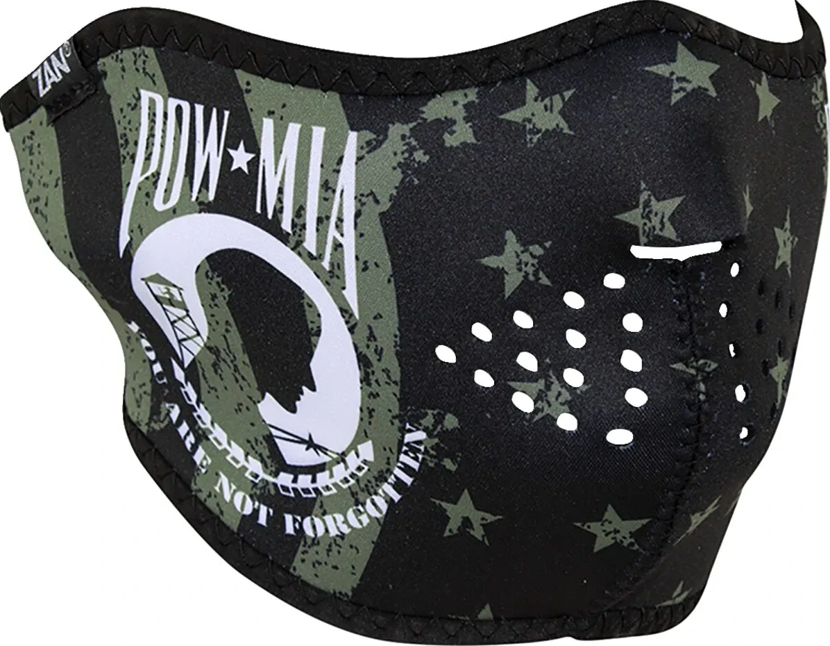 HALF MASK POW MIA FLAG