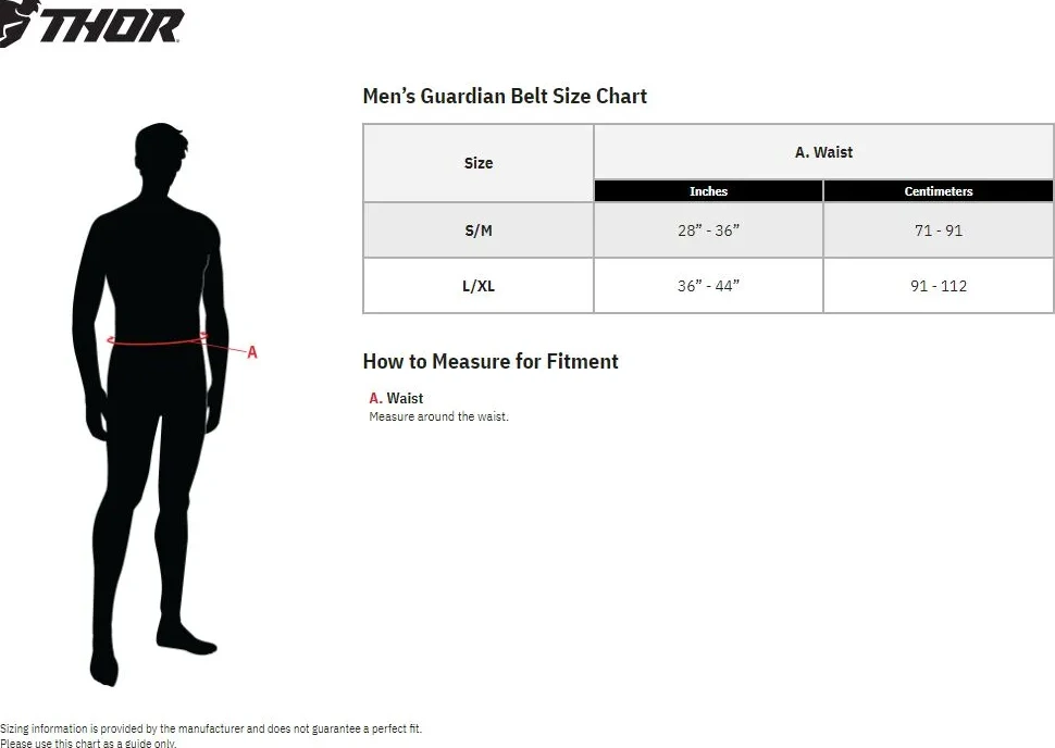 BELT GUARDIAN BK SM/MD