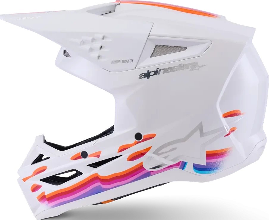 HELMET SM3 FORCE WHITE-GLOSS XS