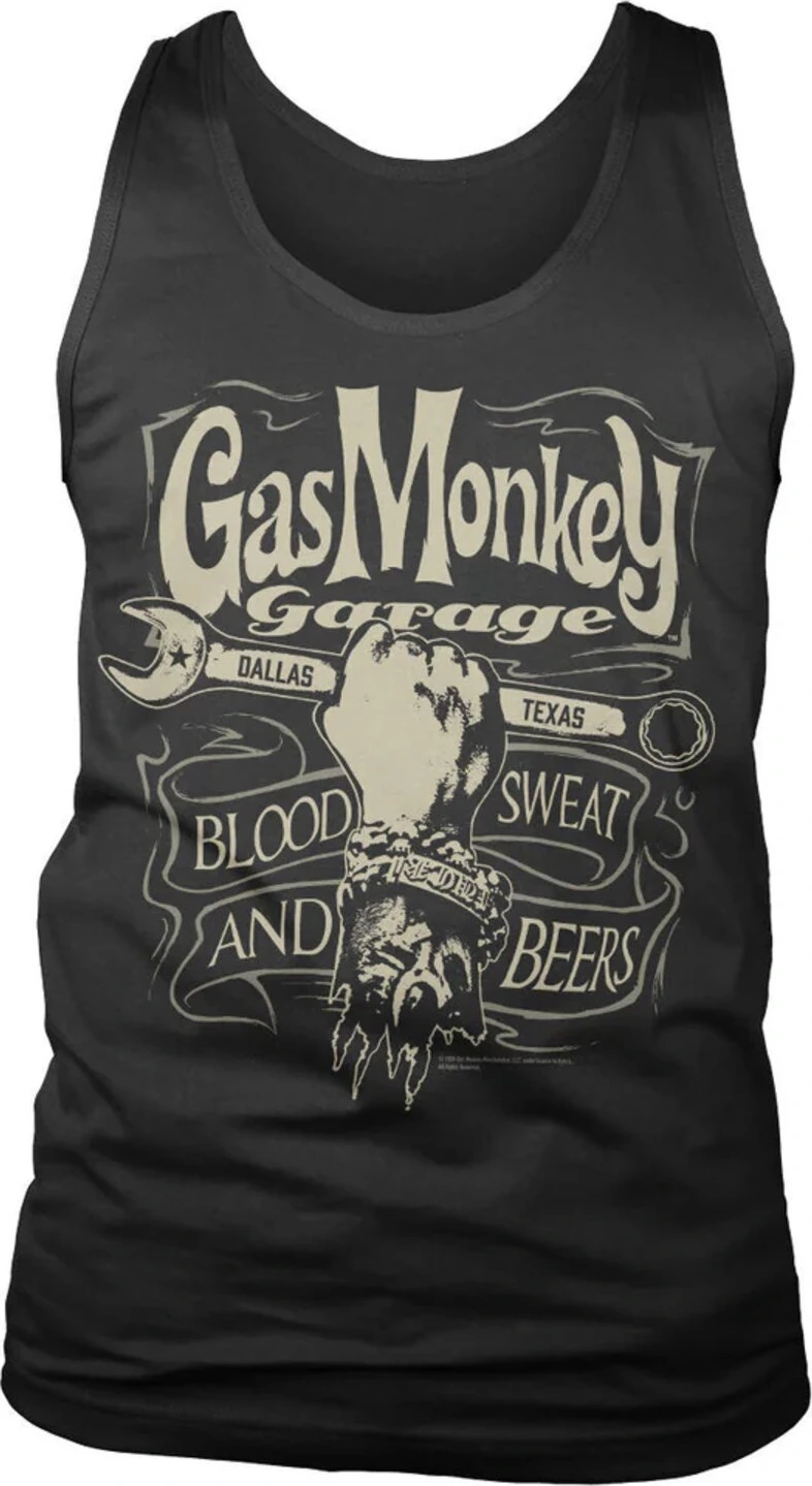 GMG Wrench Label tank top, Black, S